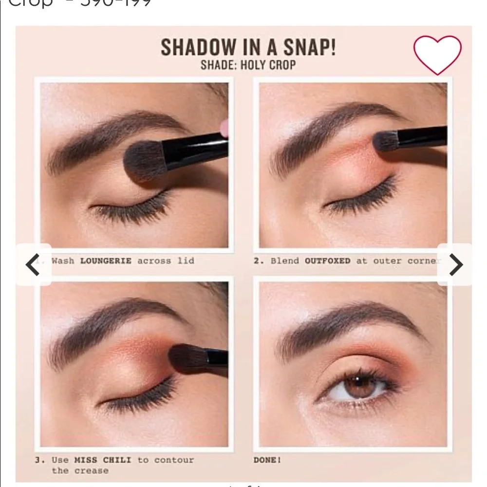 NIB Smashbox Eyeshadow Trio Holy Crop